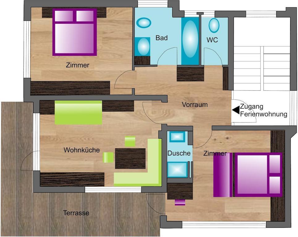 Ferienwohnung Scheiber Sölden Szoba fotó